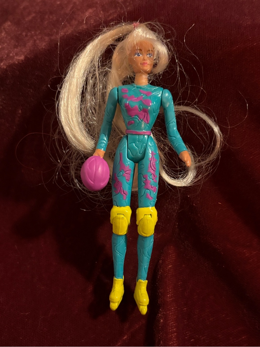 Vintage 1990s McDonald's Happy Meal Toy Barbie on Roller Skates